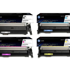 ست کارتریج رنگی اچ پی چهار رنگ 117A