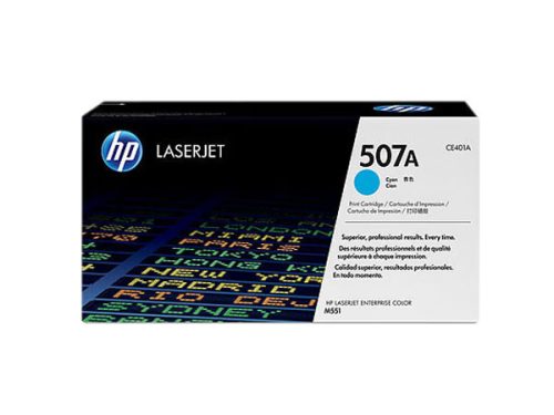 کارتریج تونر لیزری آبی اچ پی HP 507A