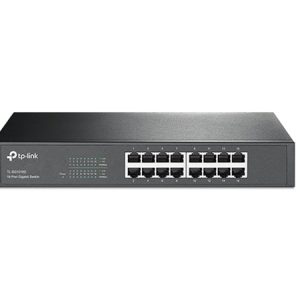 سوييچ 16 پورت گيگابيت و دسکتاپ/رکمونت تی پی لينک مدل TL-SG1016D