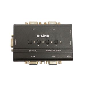 سوییچ 4 پورت KVM USB دی-لینک مدل DKVM‎-4U