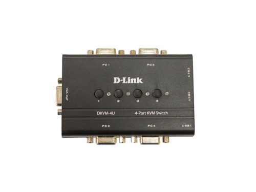 سوییچ 4 پورت KVM USB دی-لینک مدل DKVM‎-4U