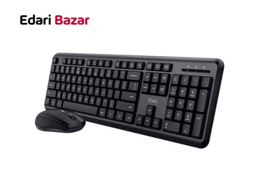 فروش کیبورد و ماوس بی سیم تراست مدل ody Wireless Keyboard and Mouse Silent Set