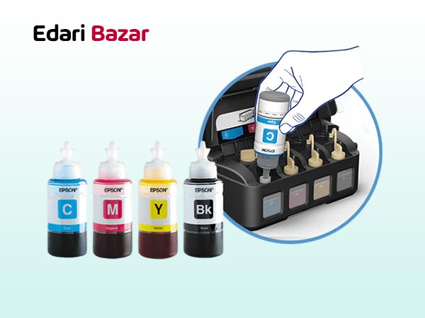 مراحل تعویض کارتریج جوهرافشان