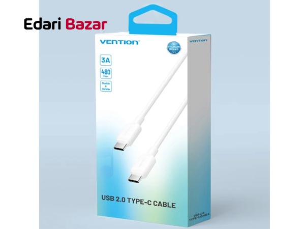 قیمت کابل شارژ Type-c به Type-c ونشن مدل TRCBF طول 1 متر