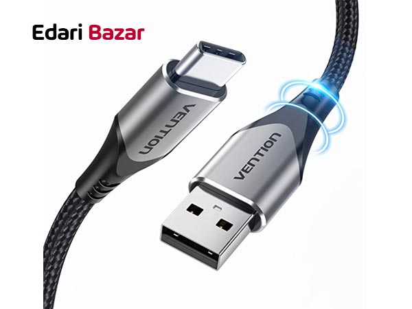قیمت کابل شارژ USB 2.0 به Type-c ونشن مدل COFHF طول 1 متر