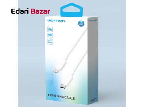 قیمت کابل شارژ Type-C به لایتنینگ ونشن مدل LAKWH طول 2 متر
