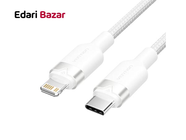 قیمت کابل شارژ Type-C به لایتنینگ ونشن مدل LALWF طول 1 متر