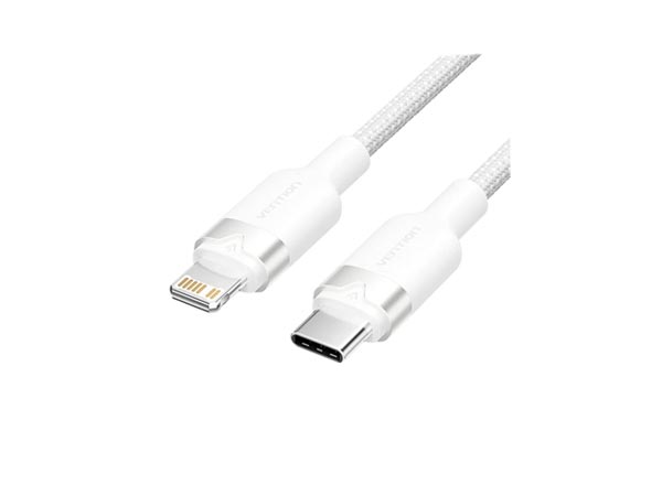 کابل شارژ Type-C به لایتنینگ ونشن مدل LALWF طول 1 مترکابل شارژ Type-C به لایتنینگ ونشن مدل LALWF طول 1 متر
