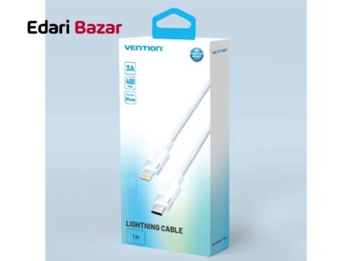 قیمت کابل شارژ Type-C به لایتنینگ ونشن مدل LALWH طول 2 متر