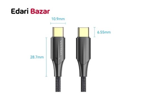 قیمت کابل شارژ Type-c به Type-c ونشن مدل TAUBI طول 3 متر