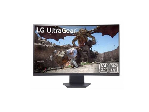 مانیتور خمیده گیمینگ 32 اینچ ال جی مدل UltraGear 32GS60QC-B