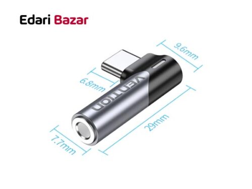 قیمت مبدل USB Type-C به جک 3.5 میلی‌متری ونشن مدل BGWH0