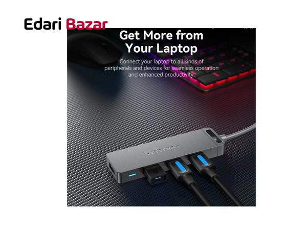 فروش هاب مبدل 4 پورت USB 3.0 ونشن مدل CHLBF