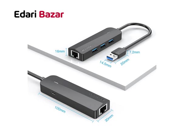 قيمت هاب مبدل 5 پورت USB 3.0 ونشن مدل CHNBB