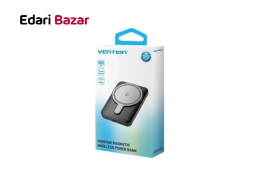 خرید پاوربانک و شارژر بی‌سیم مگنتی ونشن FHSB0 ظرفیت 5000 میلی آمپر ساعت