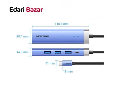 قیمت هاب مبدل 5 پورت USB 3.0 ونشن مدل TGESB
