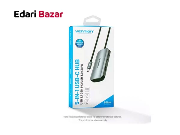 قیمت هاب مبدل 5 پورت Type-C ونشن مدل TNDHB