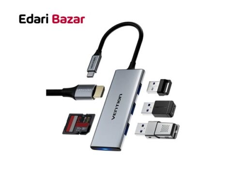 قیمت هاب مبدل 6 پورت USB Type-C ونشن مدل TOOHB