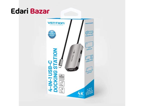 قیمت هاب مبدل 4 پورت Type-C ونشن مدل TQAHB