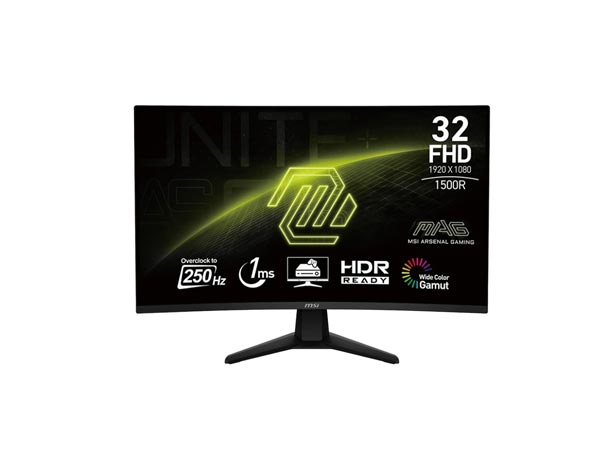 مانیتور خمیده گیمینگ 32 اینچ ام اس آی مدل MAG 32C6X