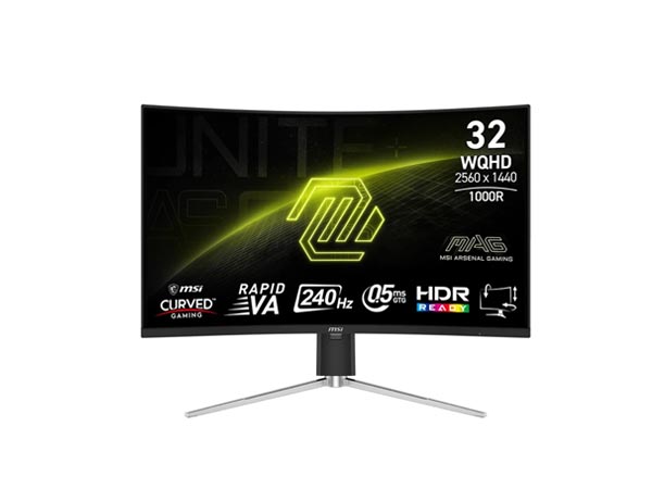 مانیتور خمیده گیمینگ 32 اینچ ام اس آی مدل MAG 325CQRXF E2