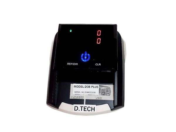 دستگاه تفکیک و تشخیص اصالت اسکناس D.TECH 208 2PLUS