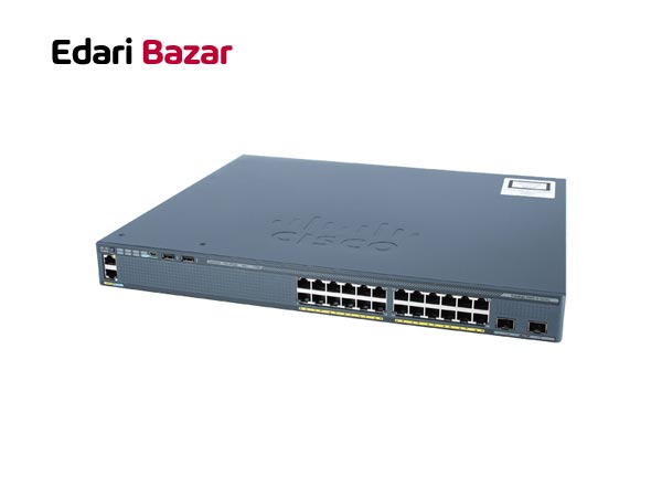 قیمت سوییچ مدیریتی 24 پورت سیسکو مدل WS-C2960X-24PD-L