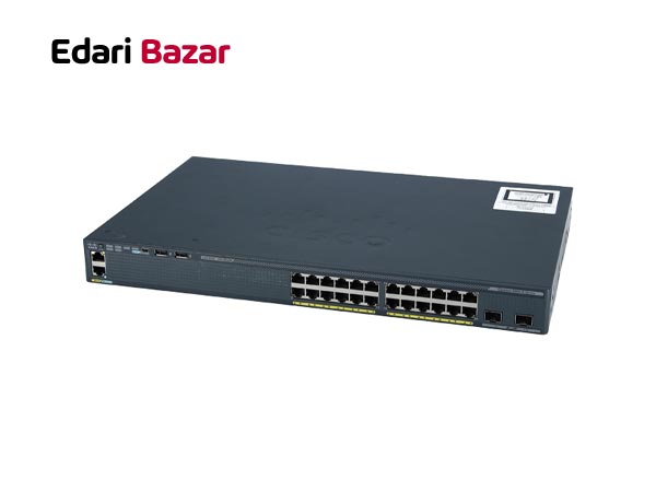قیمت سوییچ مدیریتی 24 پورت سیسکو مدل WS-C2960X-24TD-L