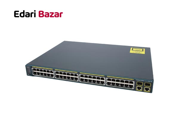 فروش سوییچ مدیریتی ۴۸ پورت سیسکو مدل WS-C2960-48PST-L