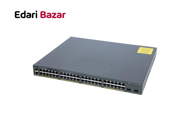 قيمت سوییچ مدیریتی 48 پورت POE سیسکو مدل WS-C2960X-48FPD-L