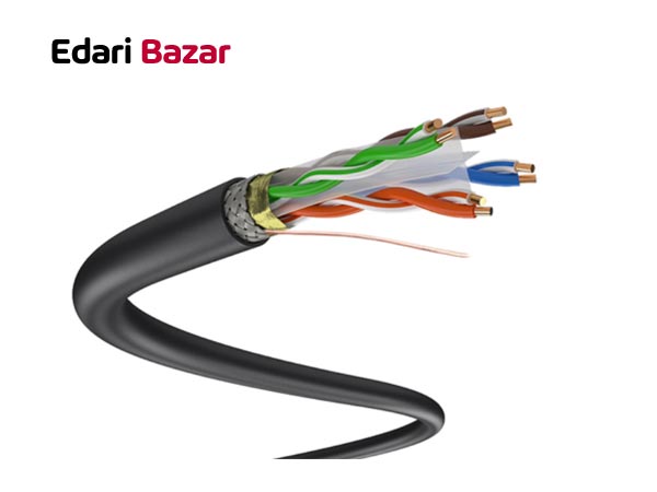 قیمت کابل شبکه نگزنس 305 متری CAT6 SFTP OUTDOOR / تست پرمننت فلوک
