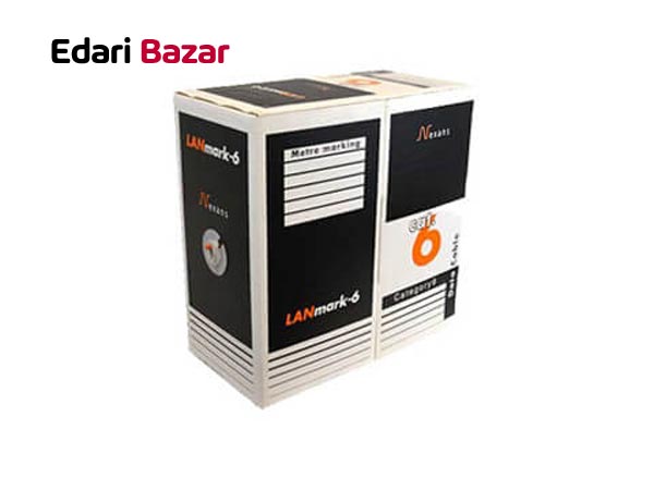 قیمت کابل شبکه نگزنس 305 متری CAT6 UTP / تست چنل فلوک