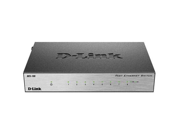 سوئیچ 8 پورت دی لینک مدل DES-108