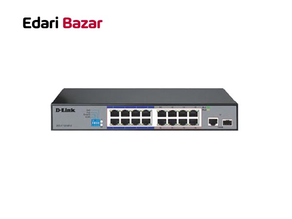 قیمت سوئیچ 16 پورت POE دی لینک مدل DES-F1016P-E