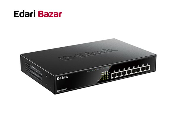 قیمت سوئیچ 8 پورت POE دی لینک مدل DGS-1008MP