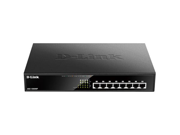 سوئیچ 8 پورت POE دی لینک مدل DGS-1008MP