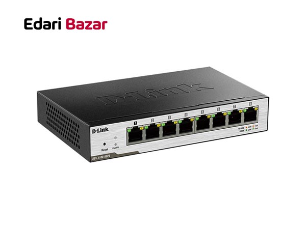 قیمت سوئیچ گیگابیتی هوشمند 8 پورت دی لینک مدل DGS-1100-08PD