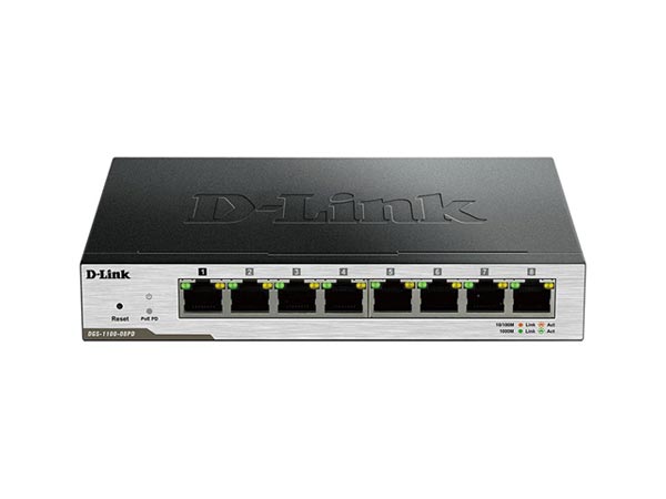 سوئیچ گیگابیتی هوشمند 8 پورت دی لینک DGS-1100-08PD