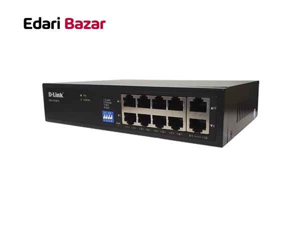 قیمت سوئیچ 10 پورت POE دی لینک مدل DGS-F1010P-E